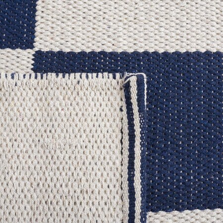 Safavieh 6 x 6 ft. Montauk Hand Woven Square Area Rug Navy & Ivory MTK705N-6SQ
